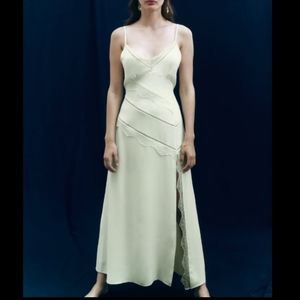 Zara Front slit dress